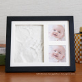 High Quality Custom Memory Art Kit Frames White Baby Handprint Footprint Photo Frame Kit